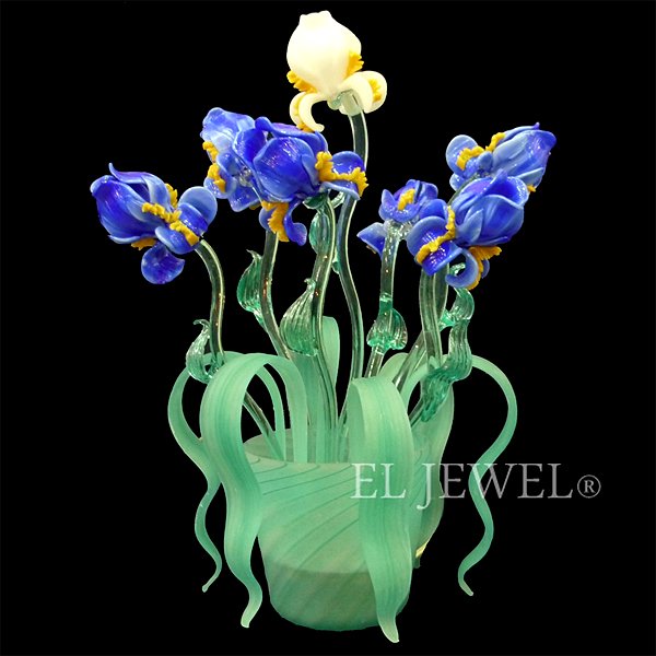 VENICE ARTEۥͥ󡦥ɥơ֥饤ȡVASE-IRIS-SMALL (W300H400mm)