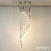 【ORION】デザインシャンデリア 16灯 クローム(φ440×H1650mm)