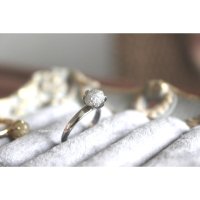 ナミビア産ダイヤモンドのリング（PT900）