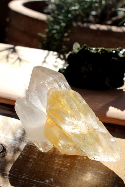 Brazil  Goldenhealer with Tabularquartz֥饸뻺ǥҡ顼withӥ顼ꥹ