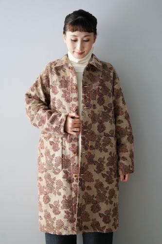 sale!۲֤ȥFlower Jacquard Coat (Beige)