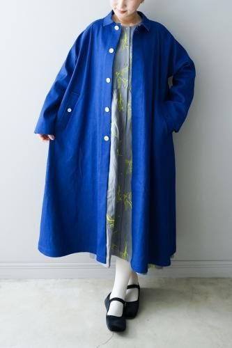 LILOU+LILY Coat  (Blue)