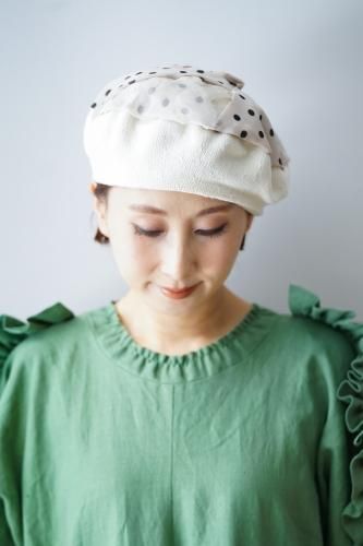 Х鿧˹ Dots beret(Ivory)