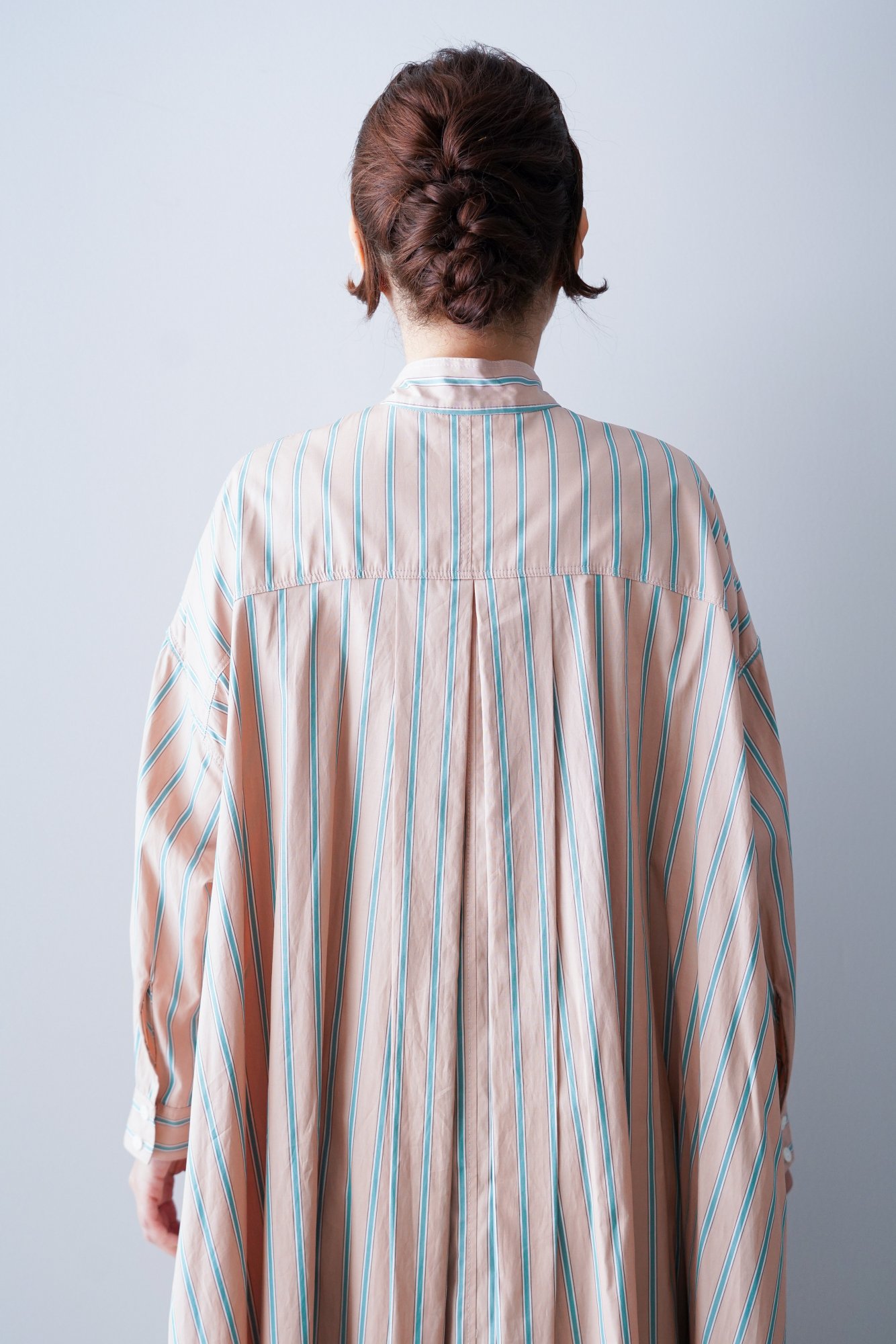 YAB-YUM Moroccan Shirt One piece (Stripe)- mofmof clothes&accessories