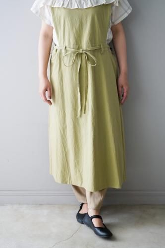 salegasa* grue  Apron dress  (Olive)-30%OFF