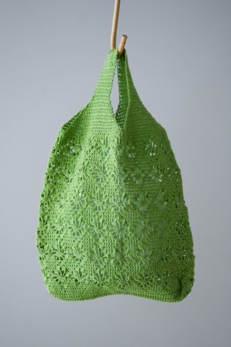 TITTI BOUTIQUE antique&vintage Knit bag(Green)