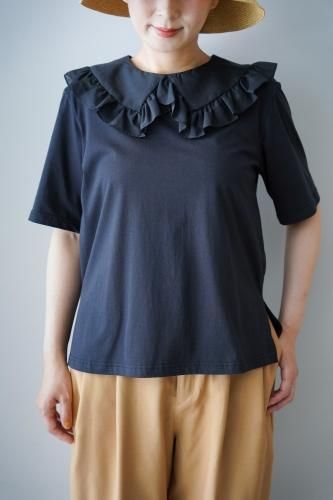 saleHeriter Race collar T-shirt (Black01)-20%
