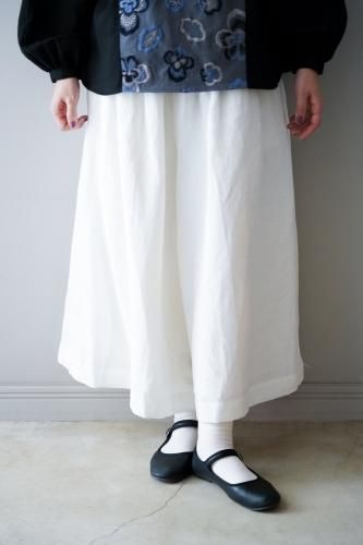 salemuuc Wide pants  (White)-30%OFF