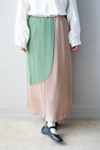 saleBANSAN Pleats SkirtBeige-20OFF