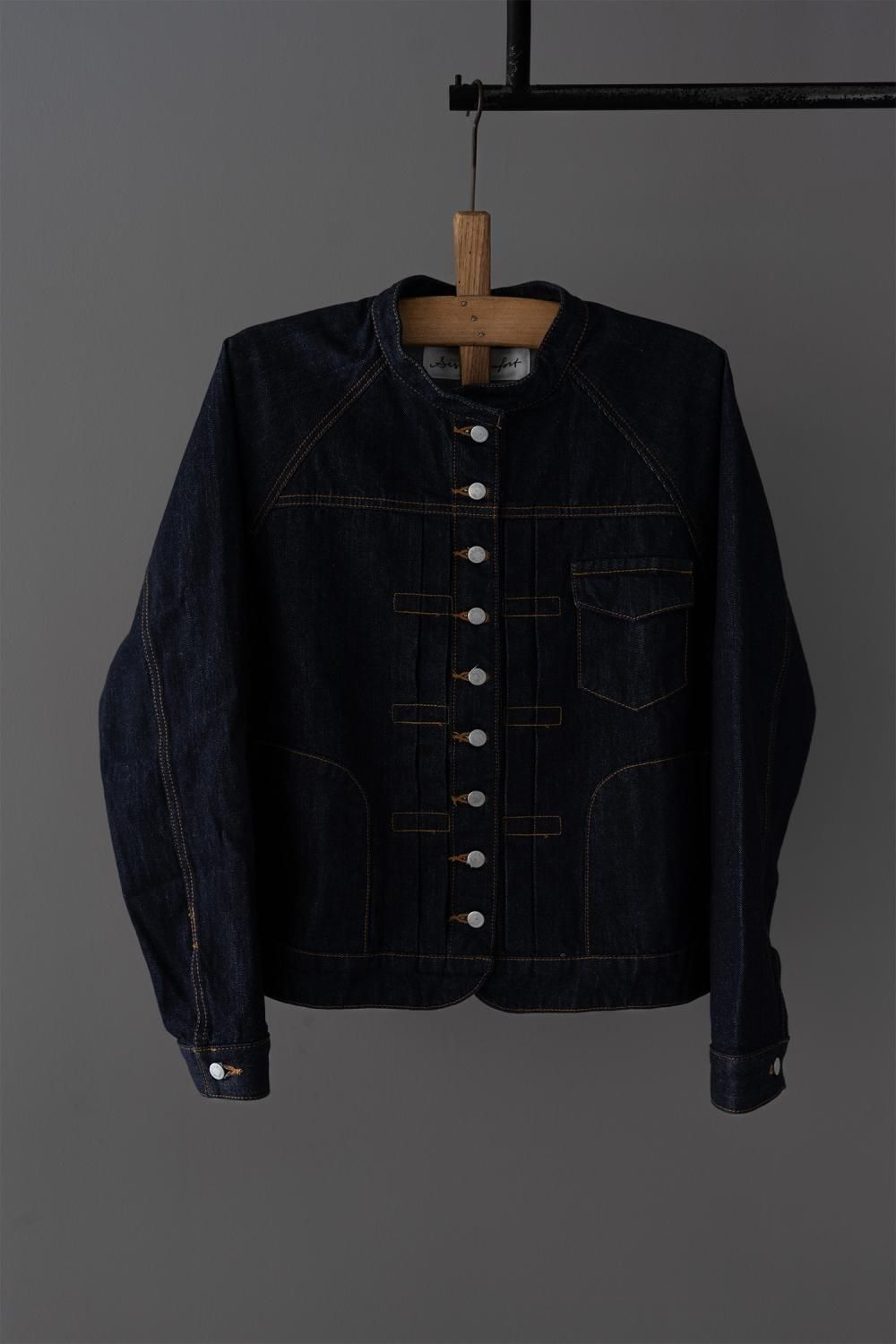 si-si-si comfort denim jacket (indigo)-42size