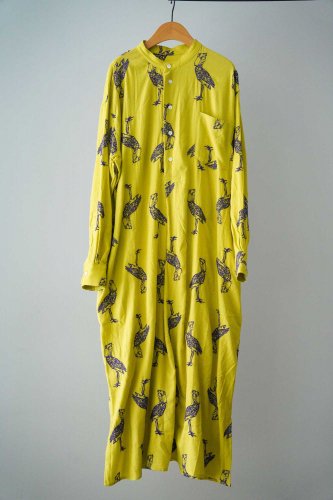 【sale】LILOU+LILY Embroidery dress (Yellow)-30%OFF