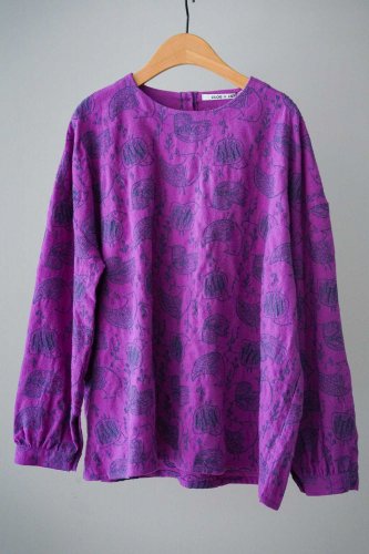 【sale】LILOU+LILY Embroidery pullover (Purple)-20%OFF