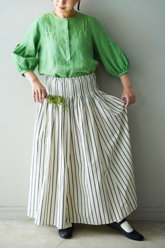 YAB-YUM Tunk long skirt(Stripe)