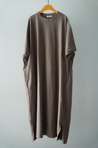 UNIVERSAL TISSU Balus Tenjiku Design Sleeve Dress（Brown）