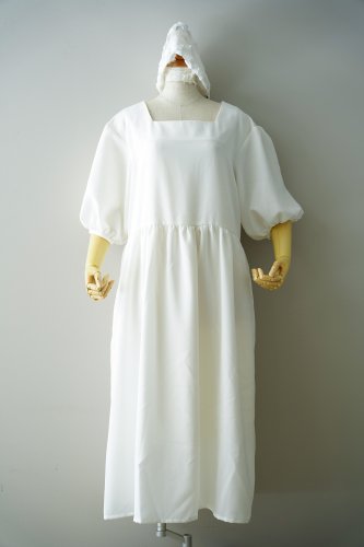 【別注商品】- by RYOJI OBATA Satin dress (White)