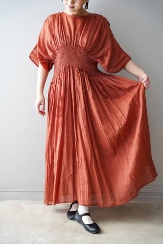 saleHeriter Back smocking dressRed-20OFF