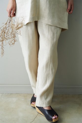 archi Linen gather pants（Natural）