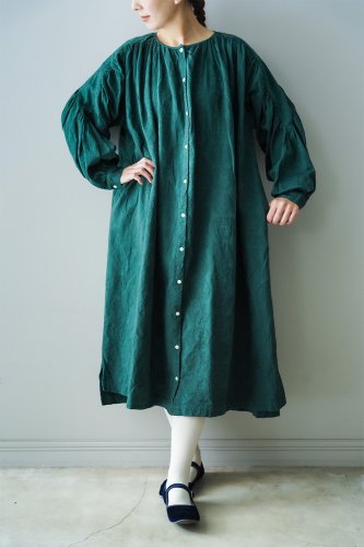 LILOU+LILY Embroidery dress (Green)