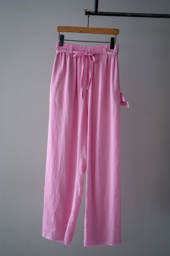 March April May Satin pajama pants（Pink）