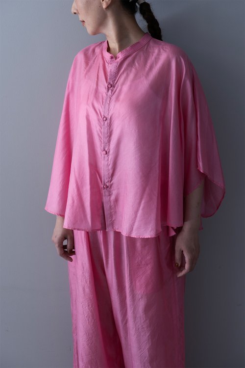 WONDER FULL LIFELIGHT YEARS COUNTERPOINT Silk shirt pink 