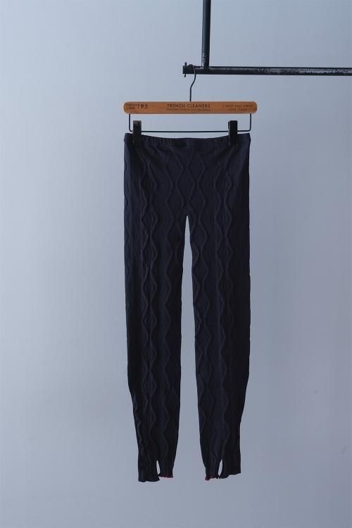 nonnette Movement slit Leggings Charcoal 