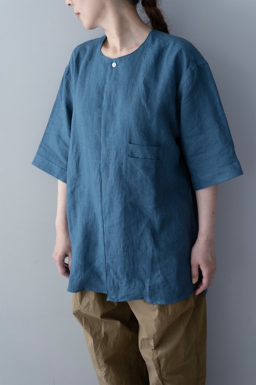 Handwerker Short Sleeve Shirt ( Blue green )