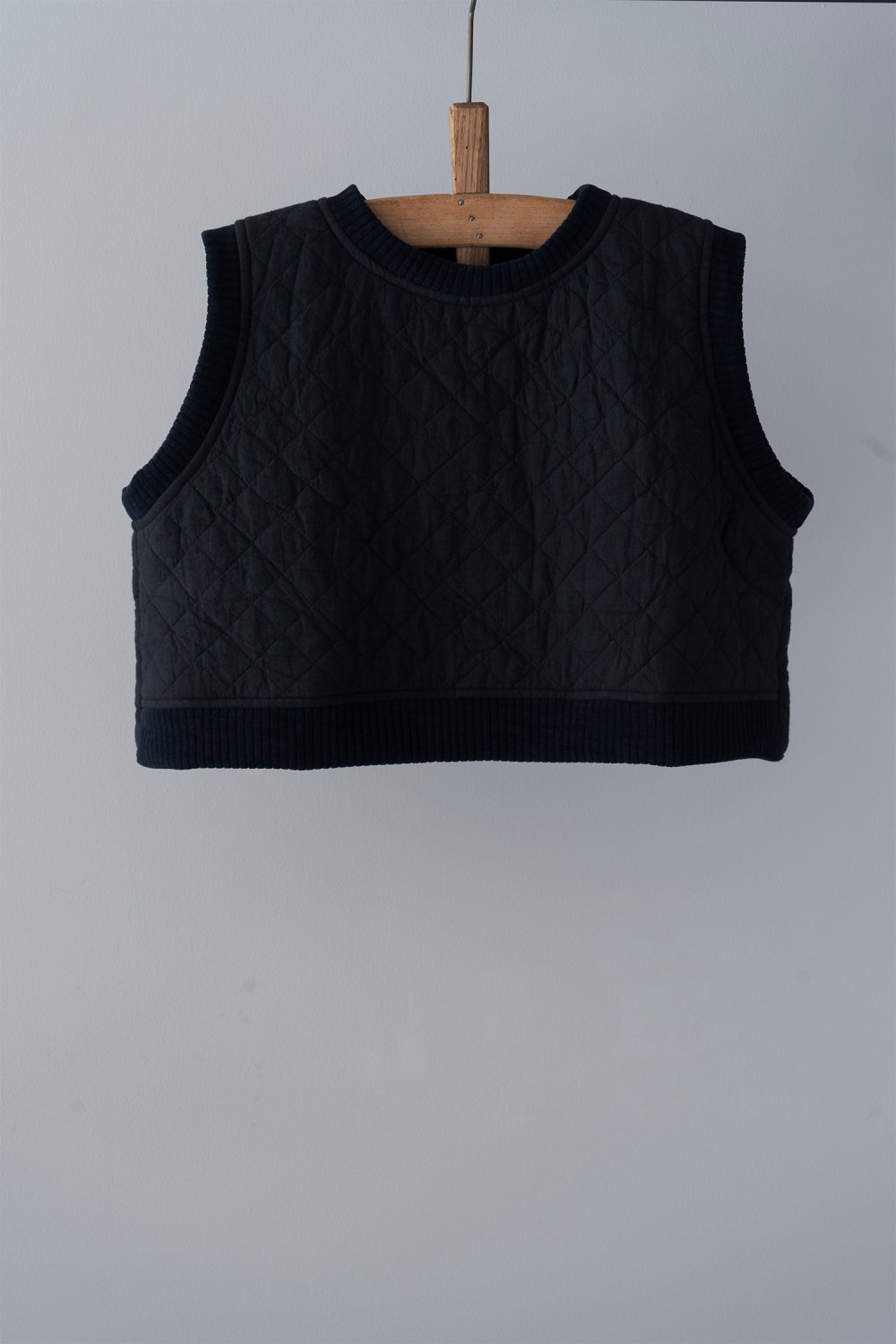 michirico Cotton Quilted Gilet ( Inc-Black )