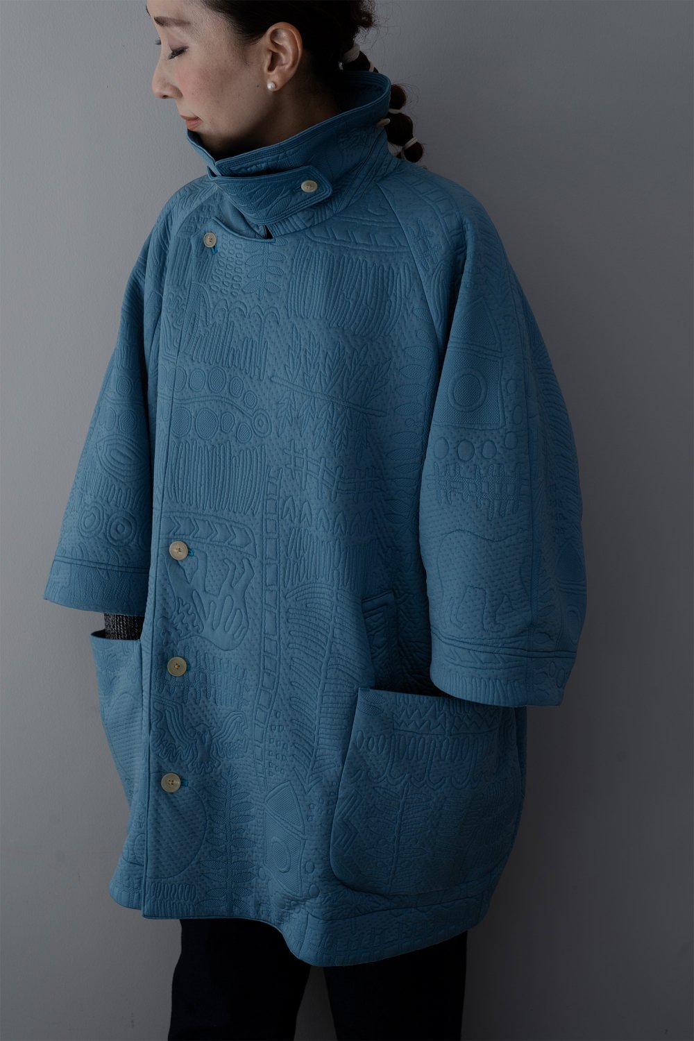 ASEEDONCLOUD Forest Arctic Coat Blue 
