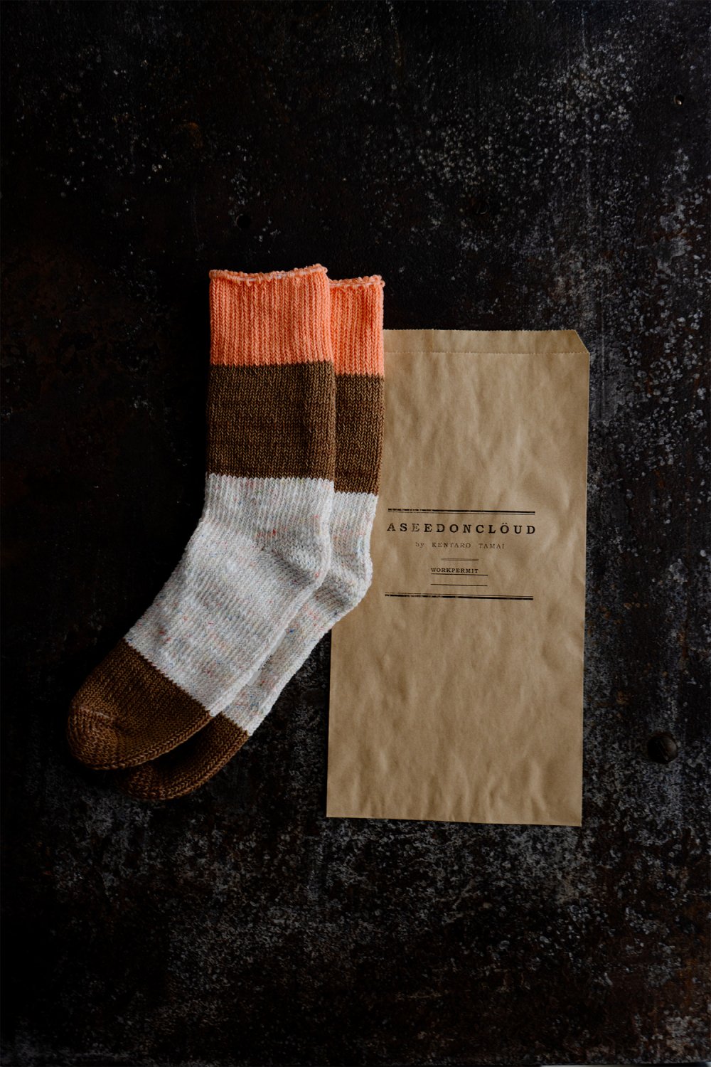 ASEEDONCLOUD Seasonal Socks（ Pink-Orange ）
