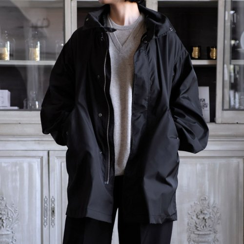 世界的に有名な ATON / DOPE DYE NYLON SHORT MODS COAT モッズコート