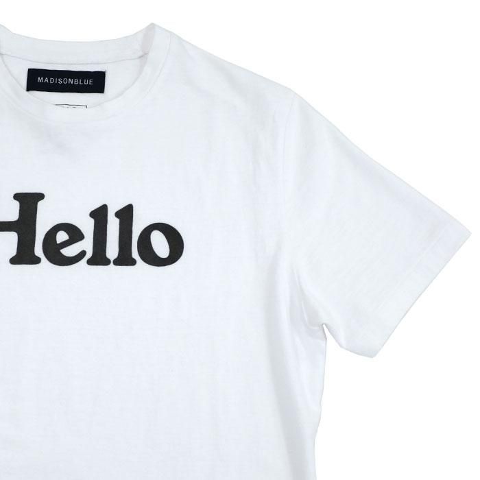 HELLO CREW NECK TEE - Licavou shopping HELLO CREW NECK TEE - Licavou shopping