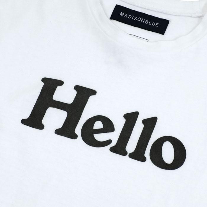 HELLO CREW NECK TEE - Licavou shopping