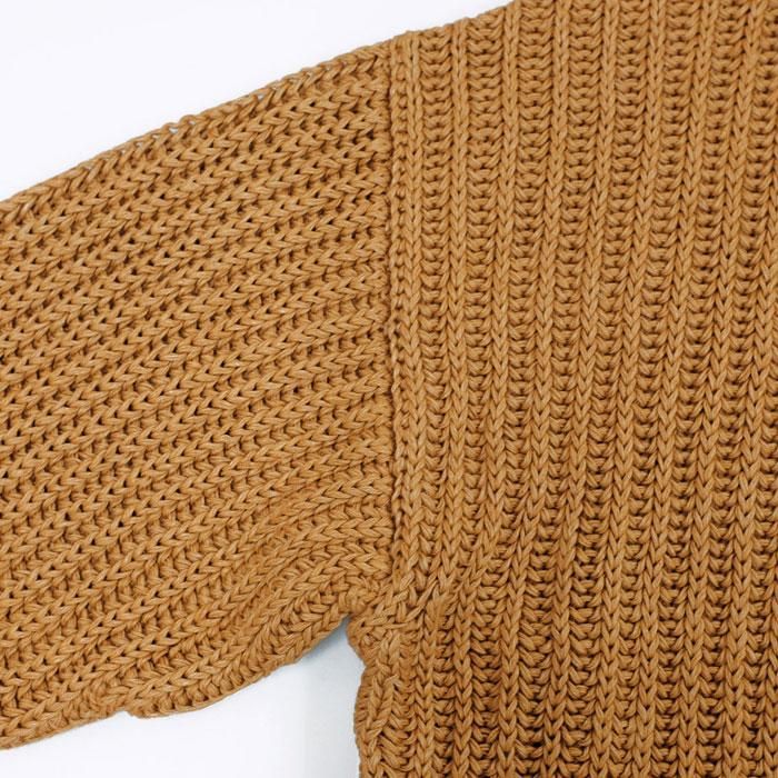 LINEN RIBBED 3 YARN SWEATER - Licavou shopping LINEN RIBBED 3 YARN SWEATER - Licavou shopping