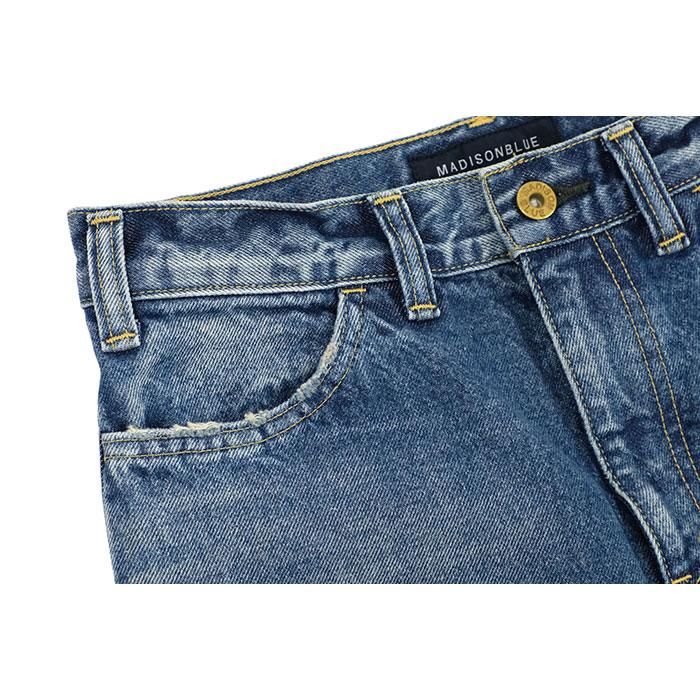 HEM CUT FLARE PT DENIM - Licavou shopping HEM CUT FLARE PT DENIM - Licavou shopping