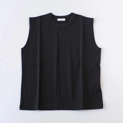 DRY COTTON JERSEY NO-SLEEVE PULLOVER