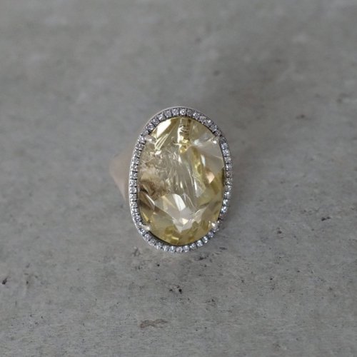 Lemon Quartz | Canan Ring #11