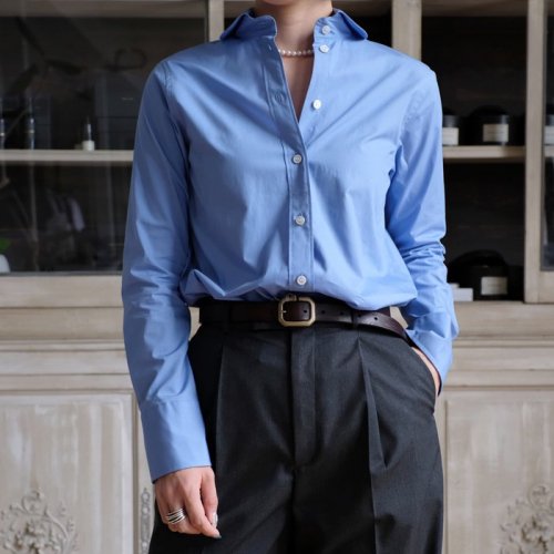 BIG ROUND COLLAR N.MADAME SHIRT