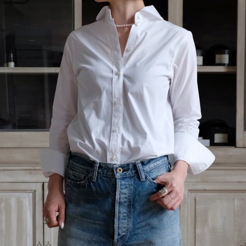 BIG ROUND COLLAR N.MADAME SHIRT