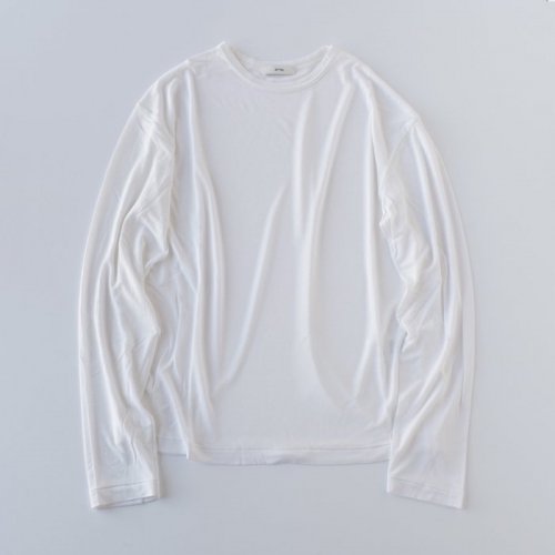 MODAL SILK JERSEY C/N PULLOVER