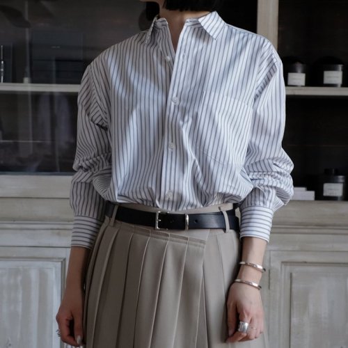 COTTON BROAD STRIPE SHIRT
