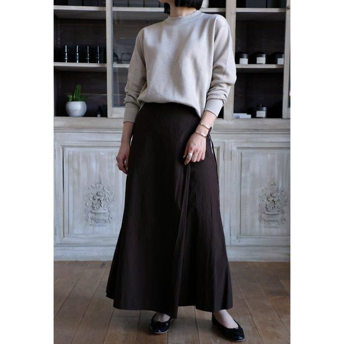 HAND DYED NYLON WRAPPED SKIRT - Licavou shopping HAND DYED NYLON WRAPPED SKIRT - Licavou shopping