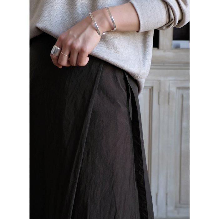 HAND DYED NYLON WRAPPED SKIRT - Licavou shopping