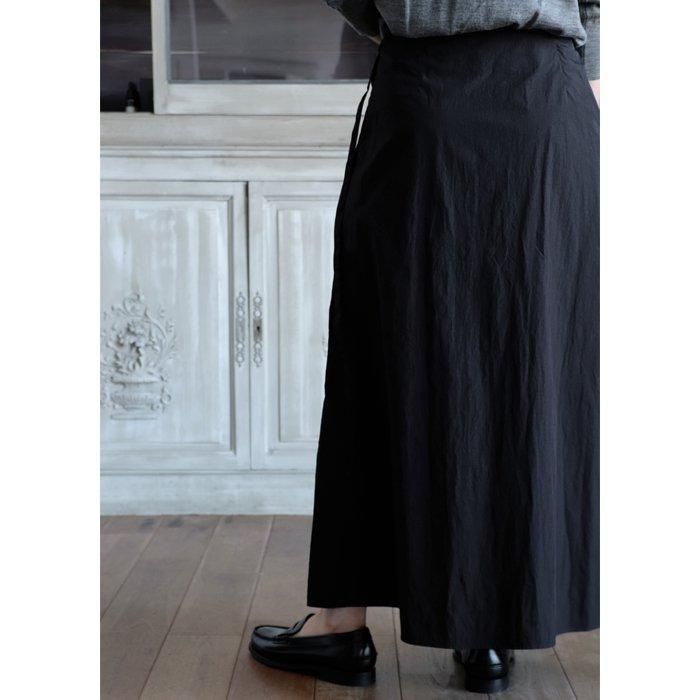 HAND DYED NYLON WRAPPED SKIRT - Licavou shopping HAND DYED NYLON WRAPPED SKIRT - Licavou shopping