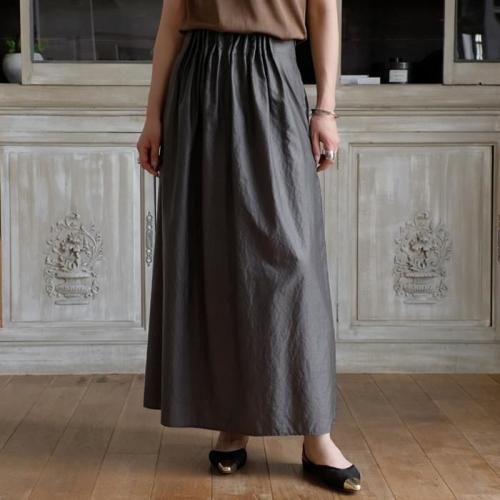 WASHER NYLON TUCKED SKIRT