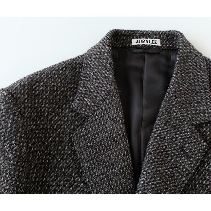 ジャケット・アウター ALPACA WOOL SILK TWEED OVER JACKET 25AW ALPACA WOOL SILK TWEED OVER JACKET - AURALEE Official Website