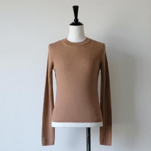 RAMIE WOOL RIB MOCKNECK SWEATER