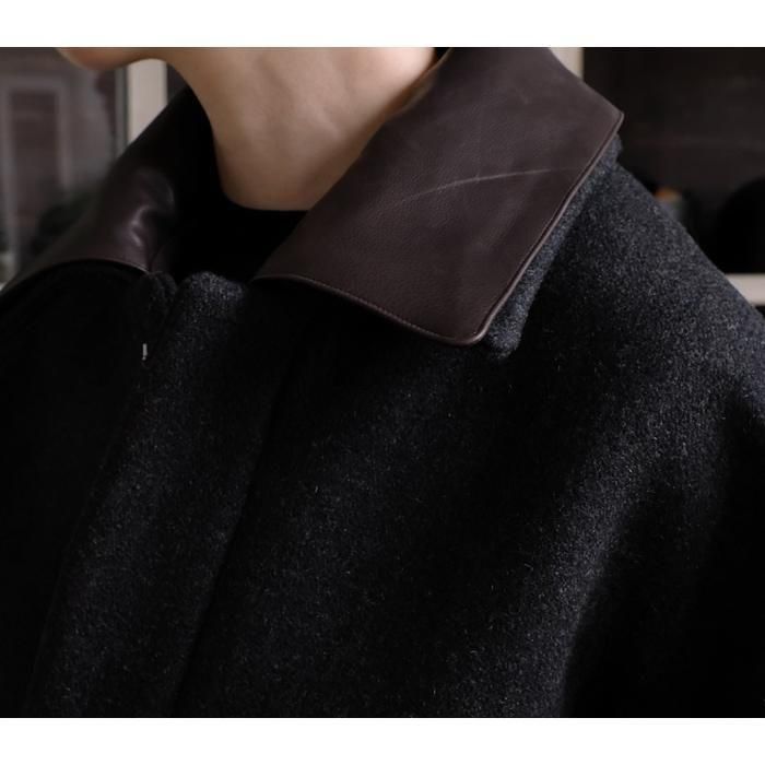 ジャケット・アウター SHETLAND WOOL DOUBLE CLOTH BLOUSON SHETLAND WOOL DOUBLE CLOTH BLOUSON