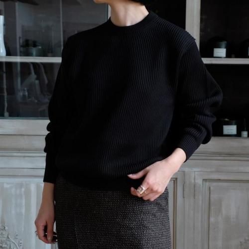 SUPER FINE WOOL SOFT RIB KNIT P/O