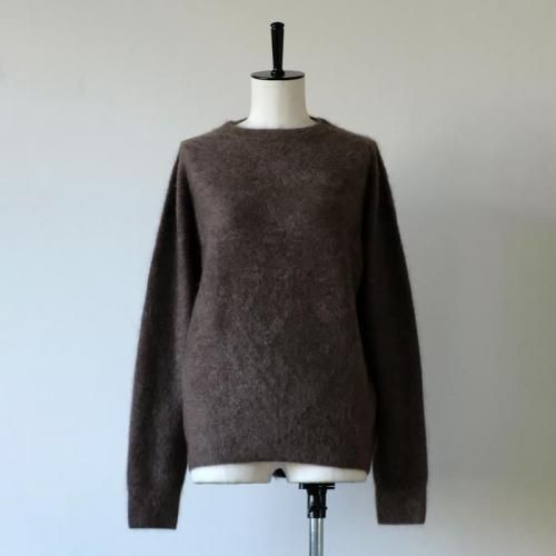  ROYAL CASHMERE FUR CREW NECK SWEATER