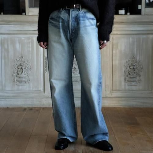 SELVEDGE FADED HEAVY DENIM PANTS